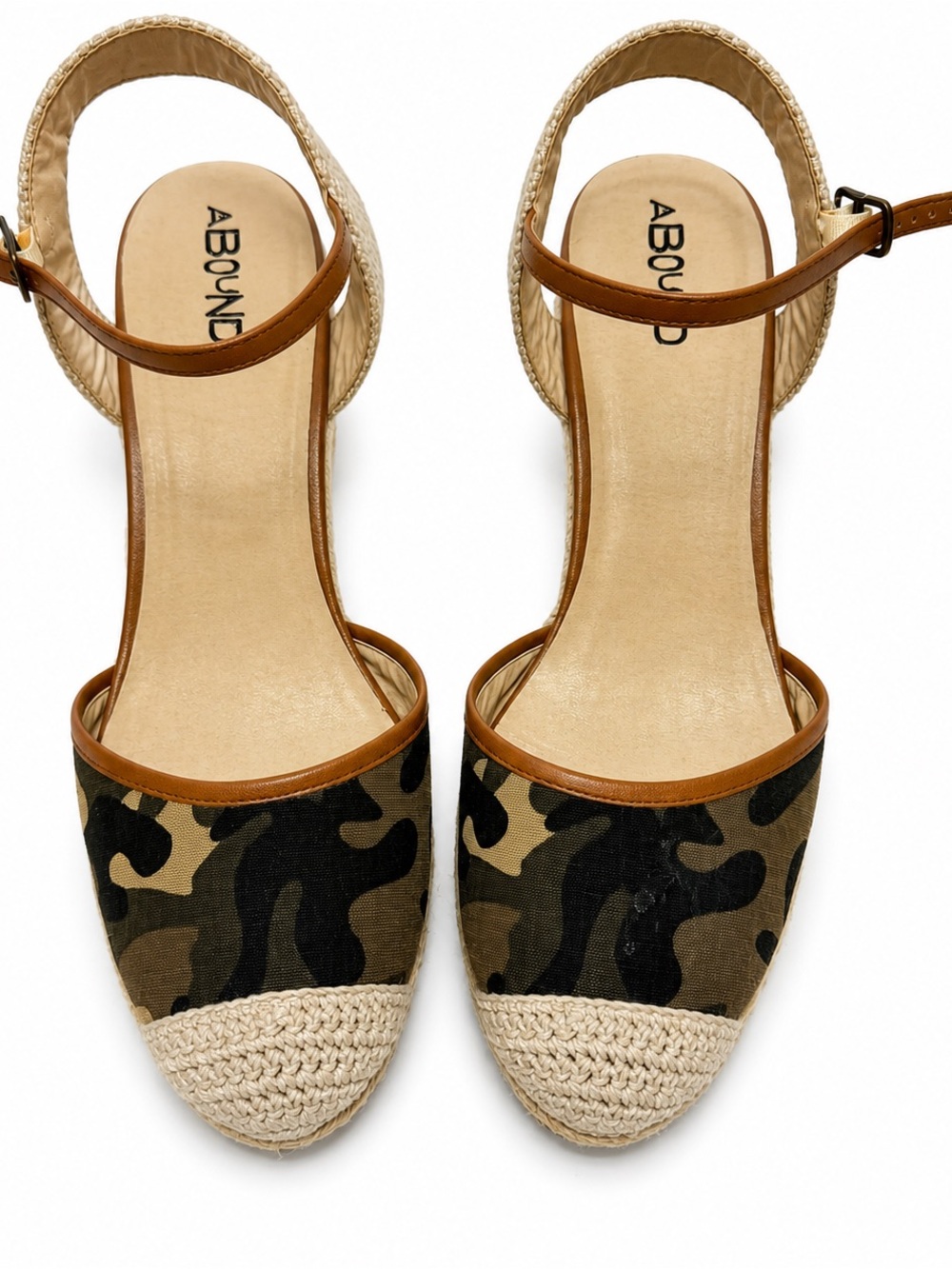 Abound Camo Espadrille wedge , 12 medium